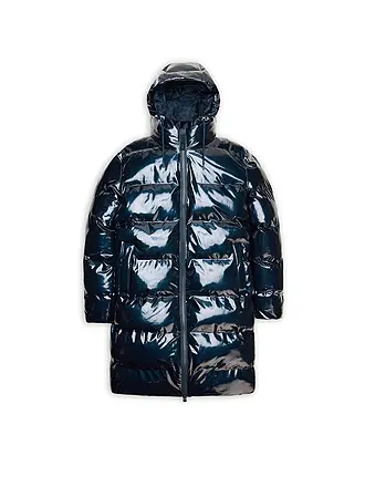RAINS | Steppmantel ALTA LONGER PUFFER JACKET | blau